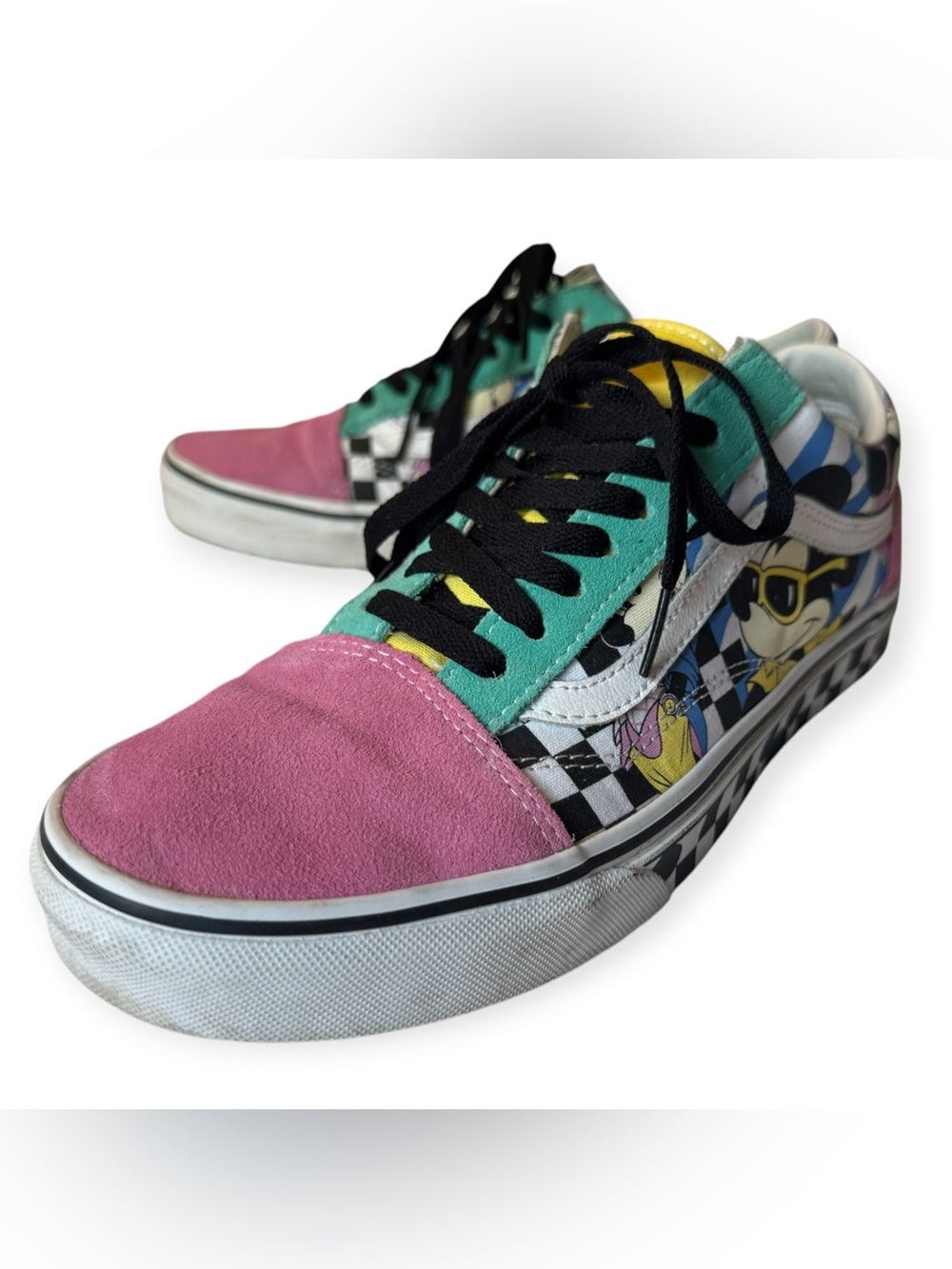 Vans Old Skool Disney 80s Mickey Mouse Anniversary Sneakers Mens 9 Womens 10.5